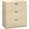 Basyx 600 Series 3-Drawer 36 in. W x 19-1/4 in. D Putty Lateral File Basyx 600 Series 3-Drawer 36 in. W x 19-1/4 in. D Putty Lateral File
