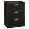 Basyx 600 Series 3-Drawer 30 in. W x 19-1/4 in. D Black Lateral File Basyx 600 Series 3-Drawer 30 in. W x 19-1/4 in. D Black Lateral File