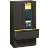 HON 700 Series 36 in. W x 19-1/4 in. D Charcoal Lateral File with Storage Cabinet