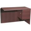 HON COMPANY 10700 "L" WORKSTATION RETURN, RIGHT 3/4 PEDESTAL, 48W X 24D X 29-1/2H, MAHOGANY