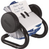 Rolodex 1-3/4 in. x 3-1/4 in. Open Rotary Card File Holds 250 Sheets, Black