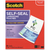 Scotch 8-1/2 in. x 11 in. 9.5 mil Self-Sealing Laminating Sheets (25-Pack)