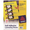 Avery Self-Adhesive Lamination