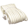 Softalk 25 ft. Plug/Plug Telephone Extension Cord, Ivory