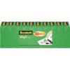 Scotch 3/4 in. x 1000 in., 1 in. Core, Magic Tape Value Pack, (10-Pack)