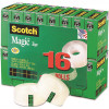 Scotch 3/4 in. x 1000 in., 1 in. Core, Magic Office Tape Value Pack, Clear, (16-Rolls)