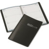 HOUSE OF DOOLITTLE WEEKLY APPOINTMENT BOOK, 30-MINUTE APPOINTMENTS, 5 X 8, BLACK