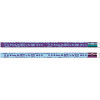 MOON PRODUCTS DECORATED PENCIL, READY, SET, BEST FOR THE TEST, BLUE/PURPLE BARREL, 12/PACK