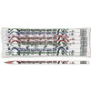 MOON PRODUCTS DECORATED WOOD PENCIL, KINDERGARTNERS ARE #1, HB #2, WE BRL, DOZEN MOON PRODUCTS DECORATED WOOD PENCIL, KINDERGARTNERS ARE #1, HB #2, WE BRL, DOZEN