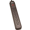 Tripp Lite 6-Outlet 6 ft. Cord 790-Joules Surge Suppressor, Black Tripp Lite 6-Outlet 6 ft. Cord 790-Joules Surge Suppressor, Black