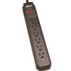 Tripp Lite 6-Outlet 6 ft. Cord 790-Joules Surge Suppressor, Black