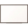 Quartet 48 in. x 36 in. Standard Melamine Whiteboard with Black Aluminum Frame