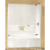 STERLING Performa 60 in. x 30 in. x 60-1/4 in. 3-Piece Tub and Shower Wall Set in White