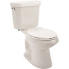 Premier Select 2-Piece 1.28 GPF High Efficiency Single Flush Elongated Toilet in White, Seat Included