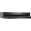 Broan-NuTone 42000 Series 30 in. 230 Max Blower CFM Under-Cabinet Range Hood with Light in Black