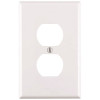 Leviton White 1-Gang Duplex Wall Plate