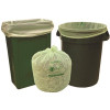 Natur-Bag 45 gal. Compostable Trash Bags, 38 in. x 48 in., 1.0 MIL, Green, 20/Roll, 5 Rolls/Case