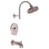 Premier Essen Single-Handle 1-Spray Tub and Shower Faucet in Brushed Nickel (Valve Included)