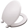 KOHLER Ridgewood Round Closed Front Toilet Seat in White