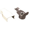 Legrand Wiremold 2-1/8 in. x 1-1/4 in. Single-Channel Steel Elbow Box Connector, Ivory