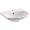 KOHLER Cimarron 3-5/8 in. Vitreous China Pedestal Sink Basin in White with Overflow Drain