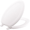 KOHLER Stonewood Elongated Closed Front Toilet Seat in White