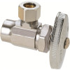 BrassCraft 1/2 in. Nominal Sweat Inlet x 3/8 in. O.D. Compression Outlet Brass Multi-Turn Angle Valve in Chrome