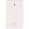 1-Gang Midway Blank Plate, White