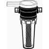 OMNIFILTER 10" Standard Series Whole House Water Filtration System With Shut Off Valve In Clear