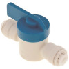 BrassCraft 3/8 in. O.D. Straight Union Shut Off Valve in Nylon