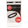 HOOVER Type 190 Agitator-Belts for Upright Vacuum Cleaners (2-Pack)