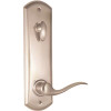 Kwikset Tustin Satin Nickel Interconnect Deadbolt and Keyed Entry Door Lever UL Rated