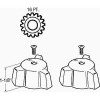 ProPlus Tub and Shower Handles for Eljer Lustra ProPlus Tub and Shower Handles for Eljer Lustra