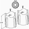 ProPlus Shower Handles for Price Pfister Contempra