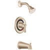 CLEVELAND FAUCET GROUP Capstone 1-Handle Tub and Shower 1.75 GPM Trim in Brushed Nickel