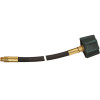 MEC High Pressure Hose 1/4 in. I.D. Female QCC Green x 1/4 in. Inverted Flare x 15 in. L Replaces 511509