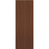 Masonite 24 in. x 80 in. Walnut Textured Flush Dark Wood Hollow Core Wood Interior Closet Bi-Fold Door