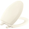 KOHLER Triko Elongated Closed Front Toilet Seat in Biscuit