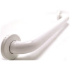 WingIts Premium 36 in. x 1.5 in. Polyester Painted Stainless Steel Grab Bar in White (39 in. Overall Length)