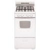 Amana 20 in. 2.6 cu. ft. Gas Range in White Amana 20 in. 2.6 cu. ft. Gas Range in White