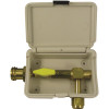 MEC Gas Outlet Box Single in Ivory