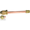 MEC Pigtail - Short Nipple, POL x 1/4 in. MNPT, 1/4 in. Tubing 7/8 in. Nut x 48 in. L