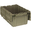 QUANTUM STORAGE SYSTEMS 27 in. x 17-3/4 in. 18.75 Gal. Attached Top Container Storage Bin in Gray