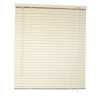 1-INCH PREMIUM METAL AND VINYL MINI BLINDS, ALABASTER, 34-1/2X48 IN.
