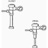 Sloan Valve Company SLOAN REGAL 110 XL CLOSET FLUSH VALVE, 3.5 GPF