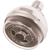 Premier 3-Spray 3.8 in. Single Wall Mount Fixed Adjustable Shower Head in Chrome