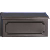 Gibraltar Mailboxes Windsor Black, Small, Plastic, Wall Mount Mailbox