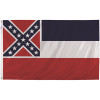 Valley Forge Flag 3 ft. x 5 ft. Nylon Mississippi State Flag