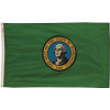 Valley Forge Flag 3 ft. x 5 ft. Nylon Washington State Flag