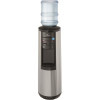 Glacier Bay 3-5 Gal. Hot/Room/Cold Temperature Top Load Water Cooler Dispenser with Kettle Feature in Stainless Steel/Black